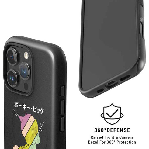 Looney Tunes Porky Pig Sliced Juxtapose iPhone 16 Pro Magsafe Impact Case